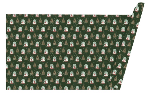 [WPXM7392] WRAPPING CHRISTMAS PAPER DOWN TO EARTH