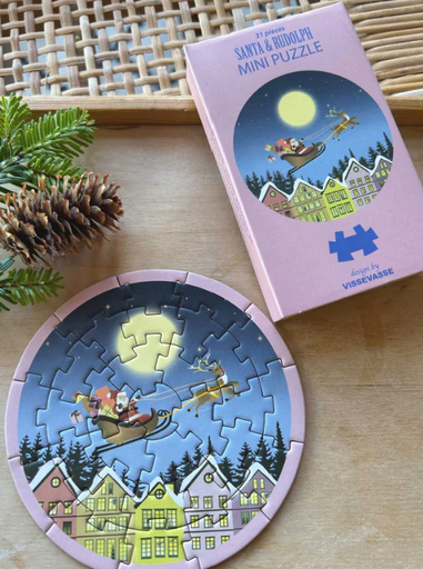 [F-2023-023-G7] SANTA & RUDOLF - MINI PUZZLE