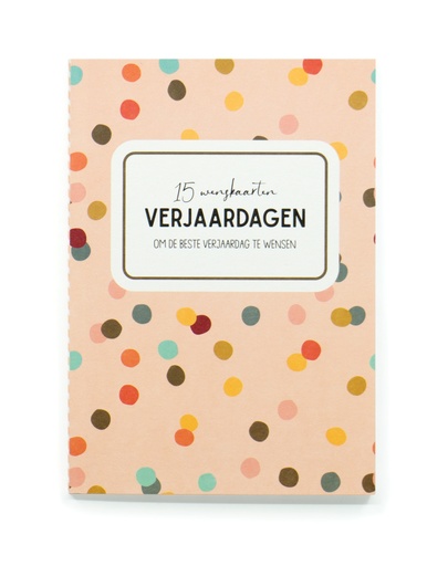 [9502] 15 WENSKAARTEN VERJAARDAGEN
