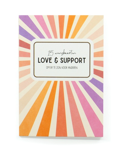 [9506] 15 WENSKAARTEN LOVE &amp; SUPPORT