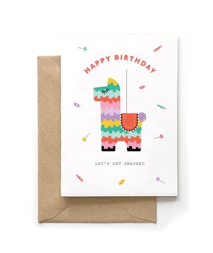 [SM9612-BD054] HAPPY BIRTHDAY - LET'S GET SMASHED