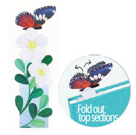 [OBK002] Bookmark Butterfly