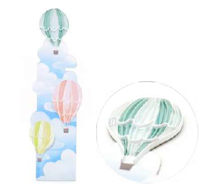 [OBK007] Bookmark Hot Air Balloons