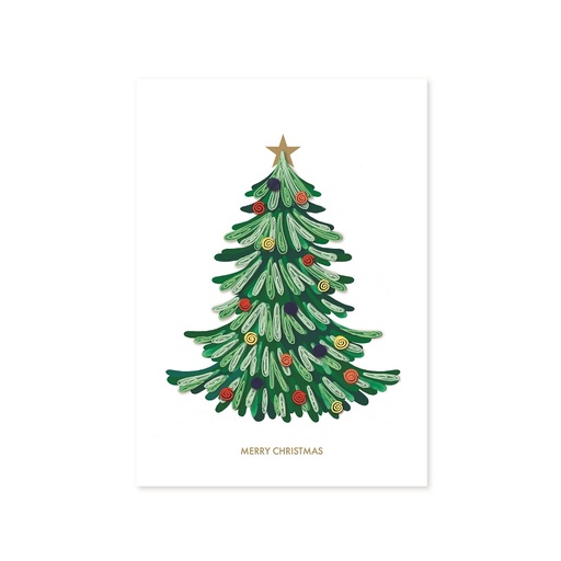 [QT013] CHRISTMAS TREE WHITE BACKGROUND 