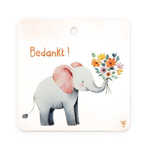 [MDD03] CADEAUKAARTJE - BEDANKT!