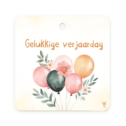 [MDD08] CADEAUKAARTJE - GELUKKIGE VERJAARDAG