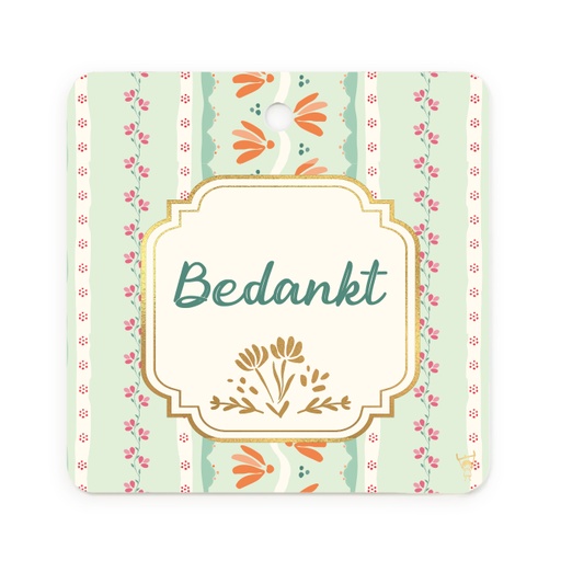 [MFB39] CADEAUKAARTJE - BEDANKT