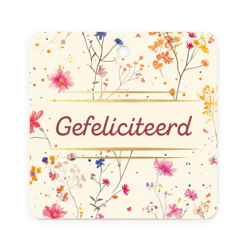 [MFB42] CADEAUKAARTJE - GEFELICITEERD