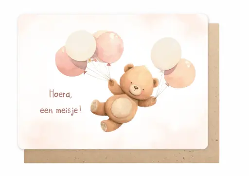 [DD9235] HOERA EEN MEISJE