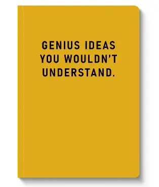 [OHD - NB9504] NOTEBOOK GENIUS IDEAS YOU WOULDN'T UNDERSTAND.