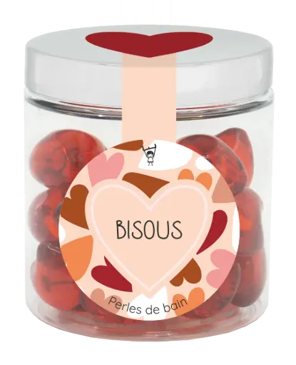 [BATH0573] PERLES DE BAIN BISOUS - 20 PCS