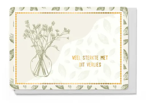 [LM6271] VEEL STERKTE MET DIT VERLIES