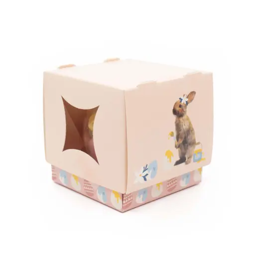 [CANDY0566] SNOEPDOOSJE ROOS KONIJNTJE