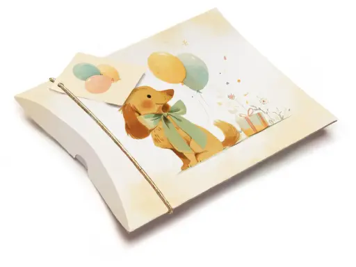 [GD0670] HOND MET BALONNEN 