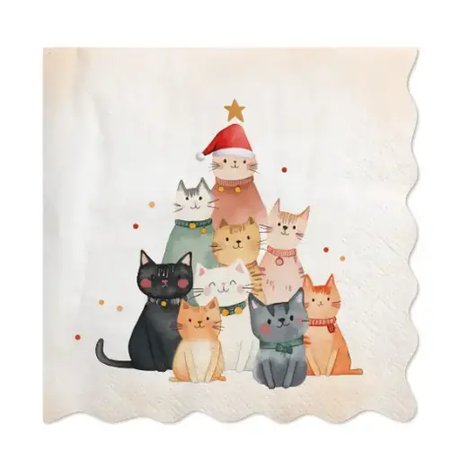 [NAPXM1159] SERVETTEN DAYDREAM KATTEN