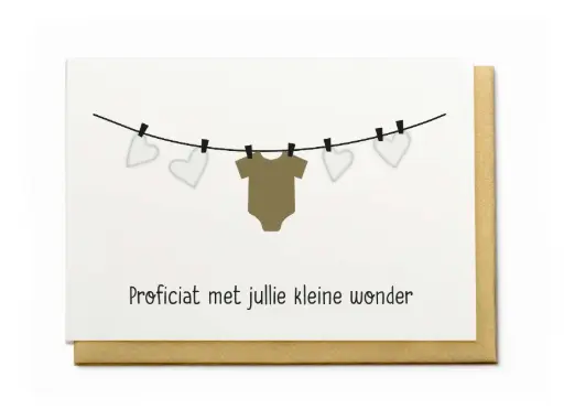 [OH8376] PROFICIAT MET JULLIE KLEINE WONDER