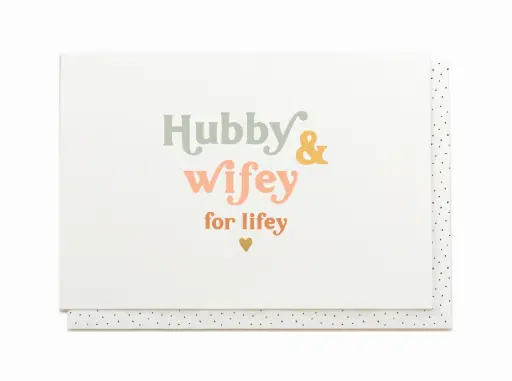 [JTS8277] HUBBY & WIFEY FOR LIFEY