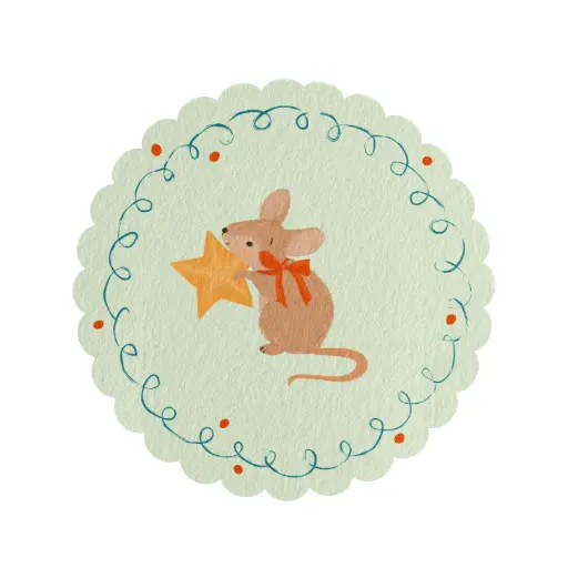 [VILT4906] SOUS-VERRES LITTLE STORIES SOURIS