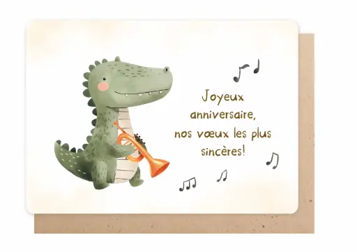 [DD5808] JOYEUX ANNIVERSAIRE, NOS VOEUX LES PLUS SINCERES!